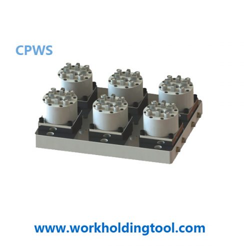 CPWS®SYSTEM 3R compatible 6 in 1 base CNC Pneumatic chuck3R tooling