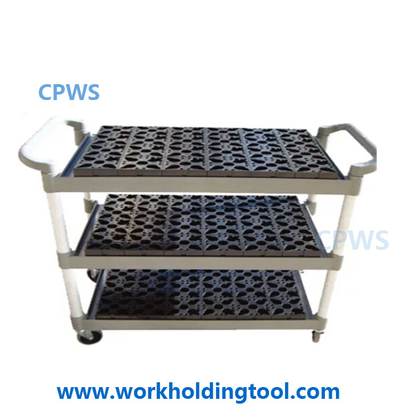 CPWS®-EROWA storage cart for electrode holders