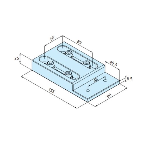 ZERO POINT Precision workholding System for WEDM Series C ZPT-024020 ...
