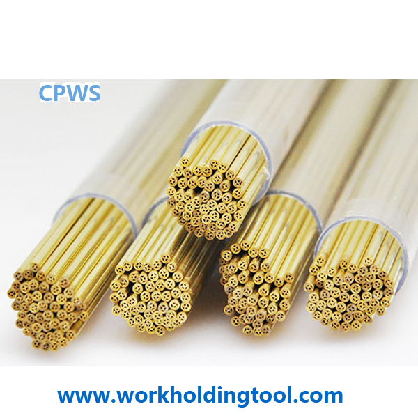 CPWS®-brass electrode tube multi-hole 0.3mm~5mm available,for EDM drill